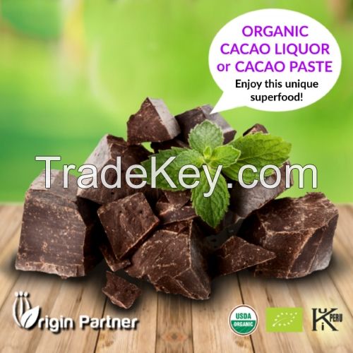 ORGANIC CACAO LIQUOR or CACAO PASTE