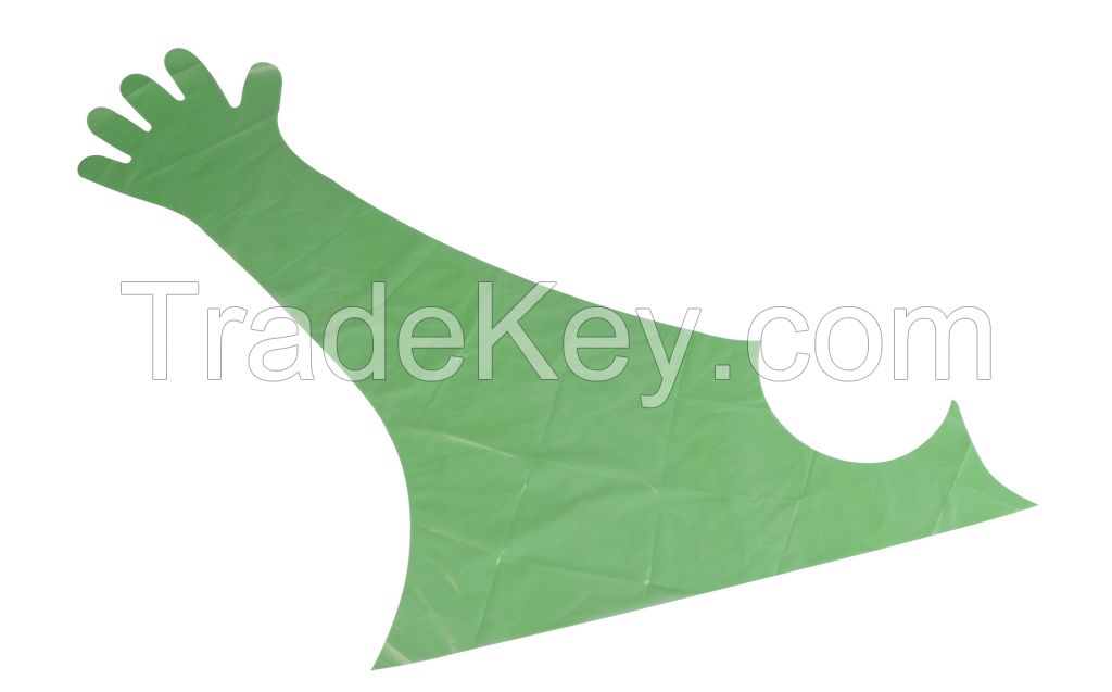 50013 veterinary disposable glove with shoulder 