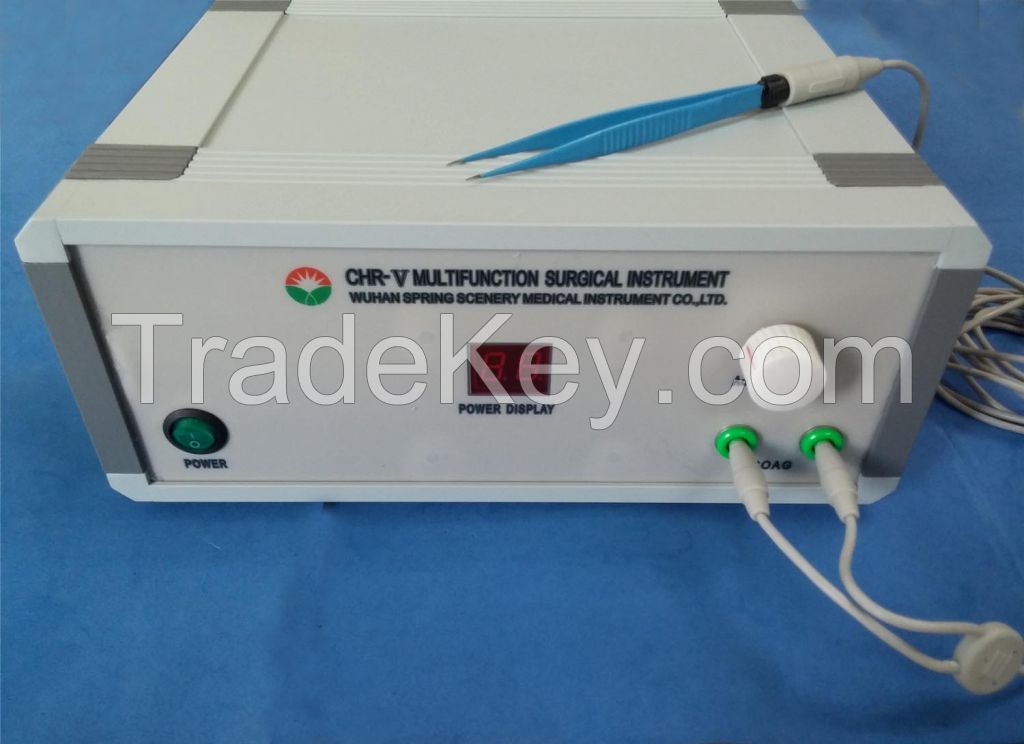 Hemostatic equipment bipolar electrocoagulator