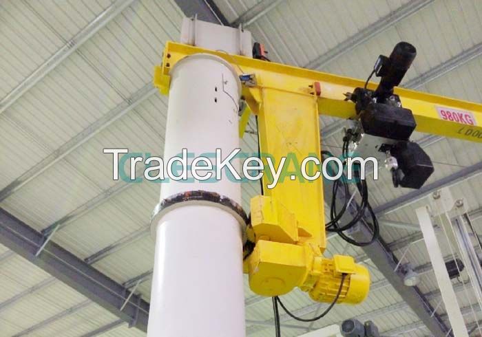 Pillar Mounted Slewing Jib Crane manufacturer in china