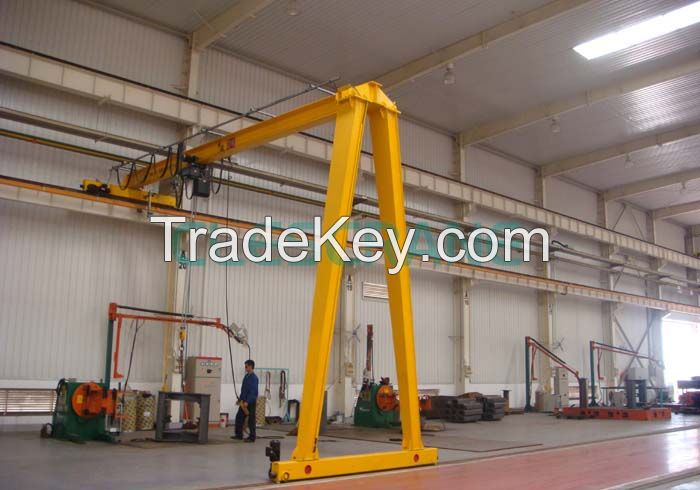 Clescrane 1-320t semi-gantry track travelling crane