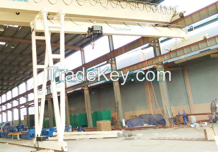 Clescrane 1-320t semi-gantry track travelling crane