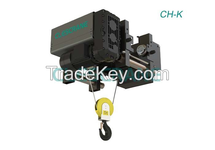 Clescrane 10t 20t electric wire rope hoist for crane