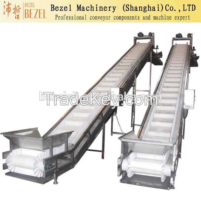 baffle belt conveyor