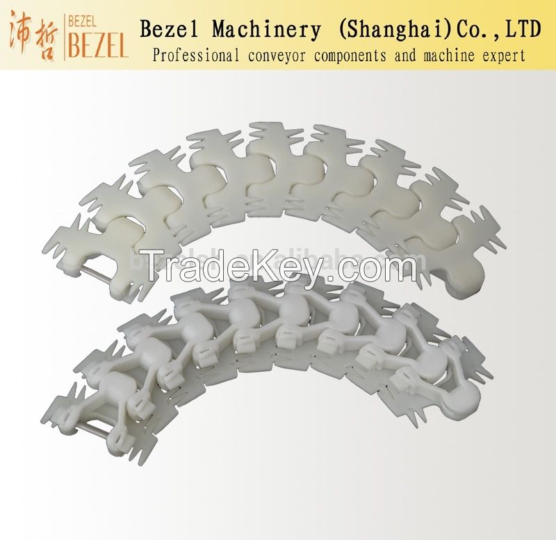 tooth slat top chain