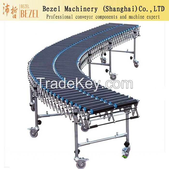 expand roller conveyor elastic roller conveyor