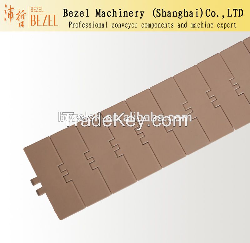 Plastic chain conveyor belt top chain plate