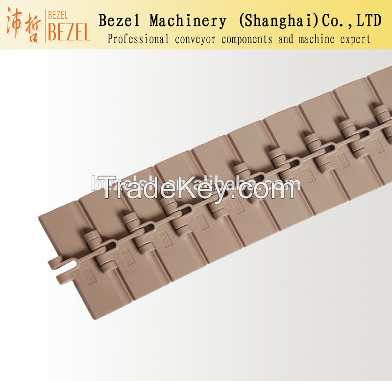Plastic chain conveyor belt top chain plate