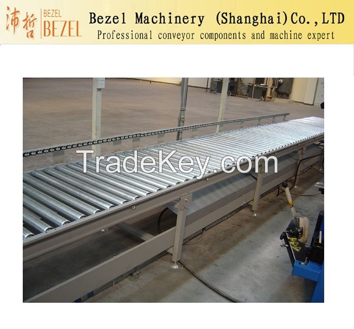 carbon seel roller conveyor tapered roller conveyor factory producer