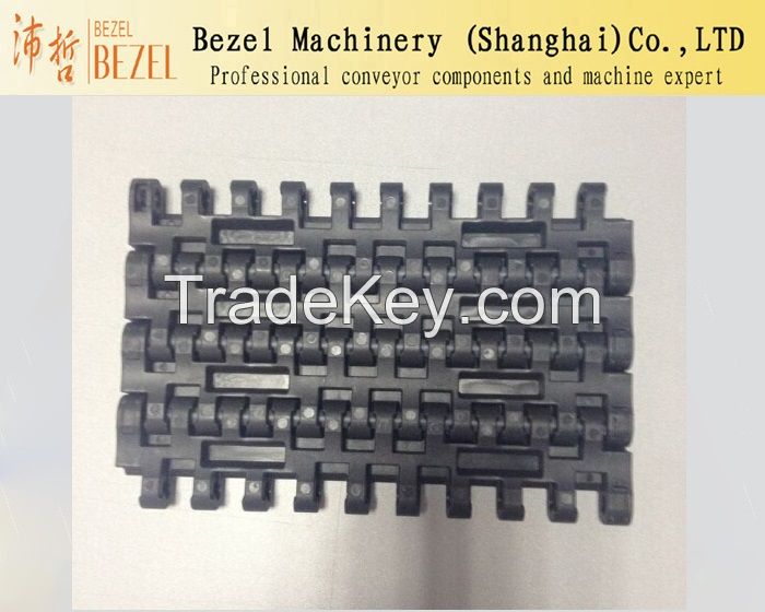 rubber coated modular belt