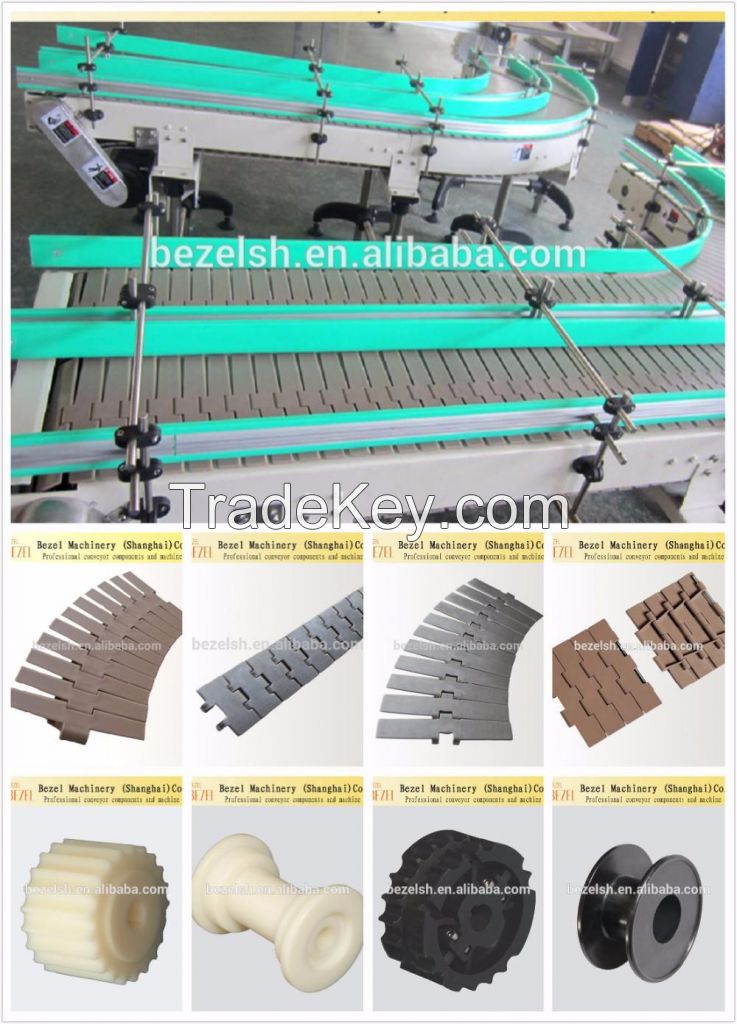 Plastic Curve Chains Small Radius Conveyor Chain