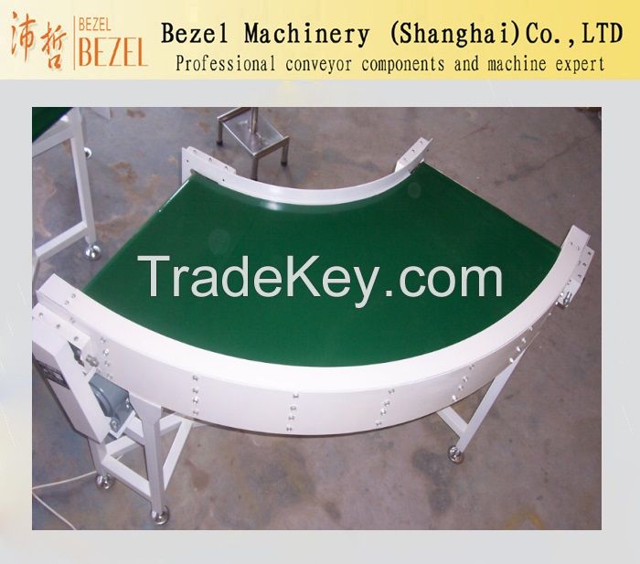 PVC belt conveyor turning belt conveyor