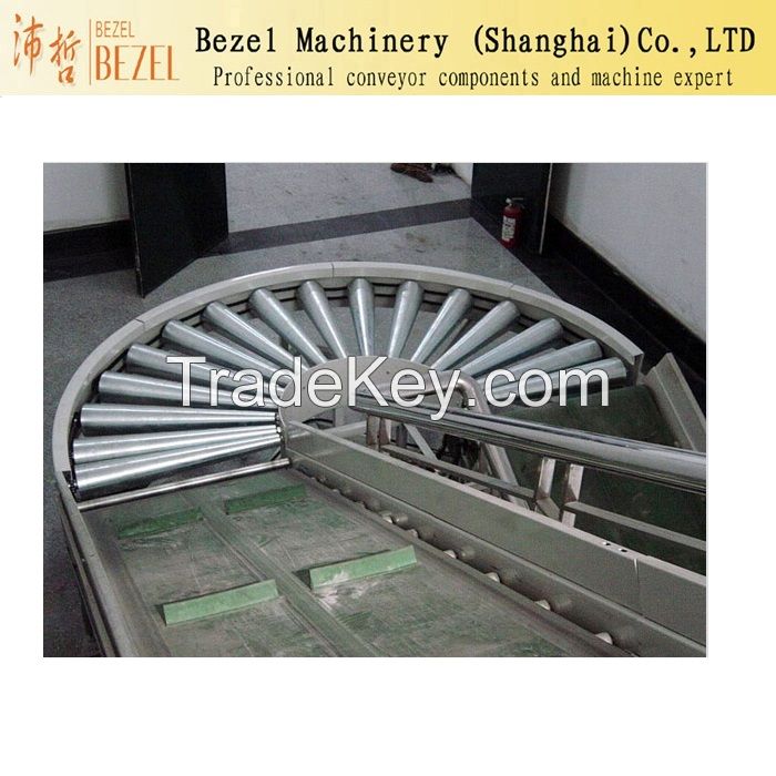 90 degree roller conveyor 180 degree roller conveyor 45 degree roller