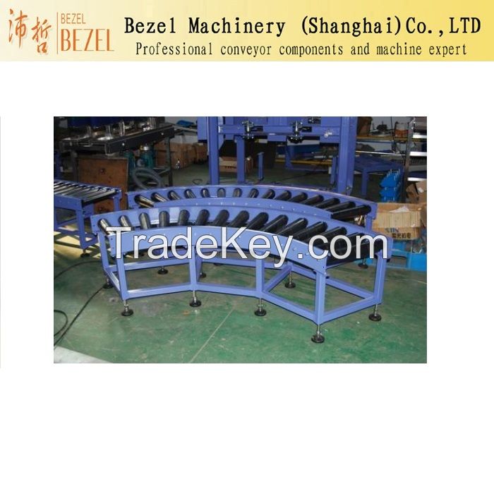 90 degree roller conveyor 180 degree roller conveyor 45 degree roller