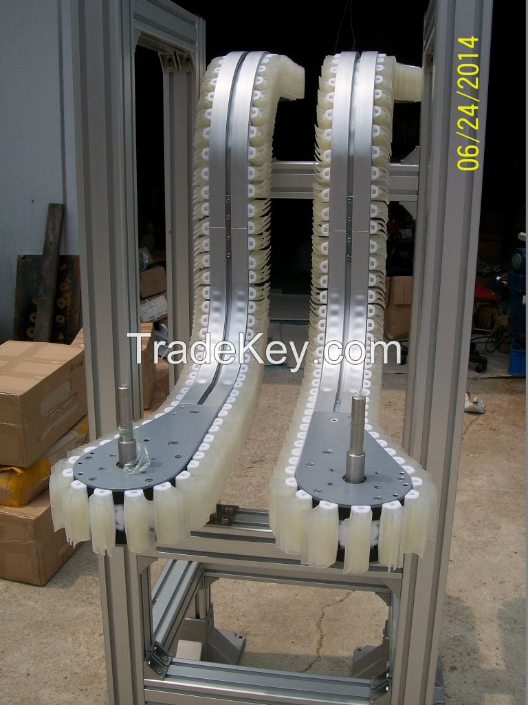 beverage bottle conveyor clip bottle conveyor