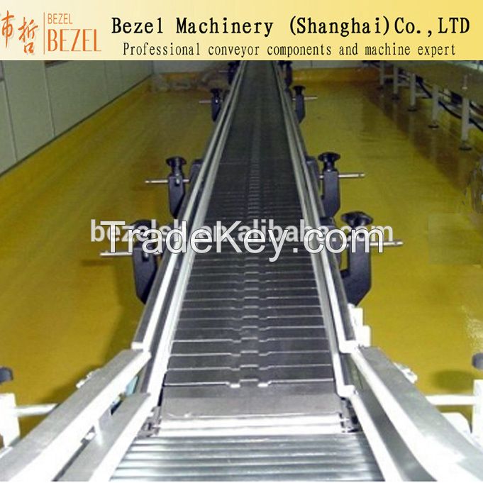 stainless steel straight table top chain conveyor