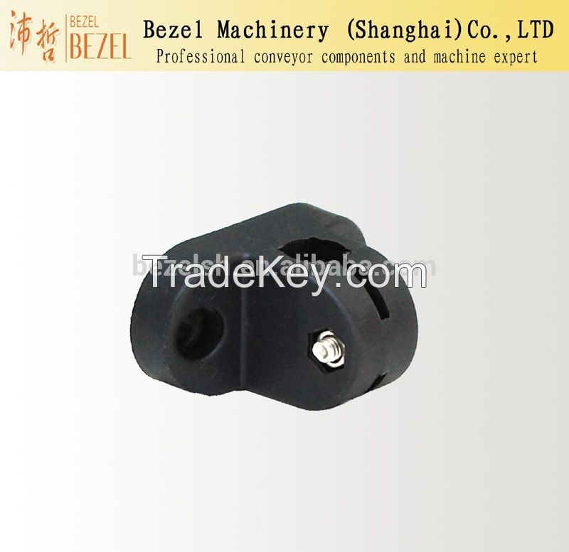 small cross clamps nylon and steel material round rod cross clip