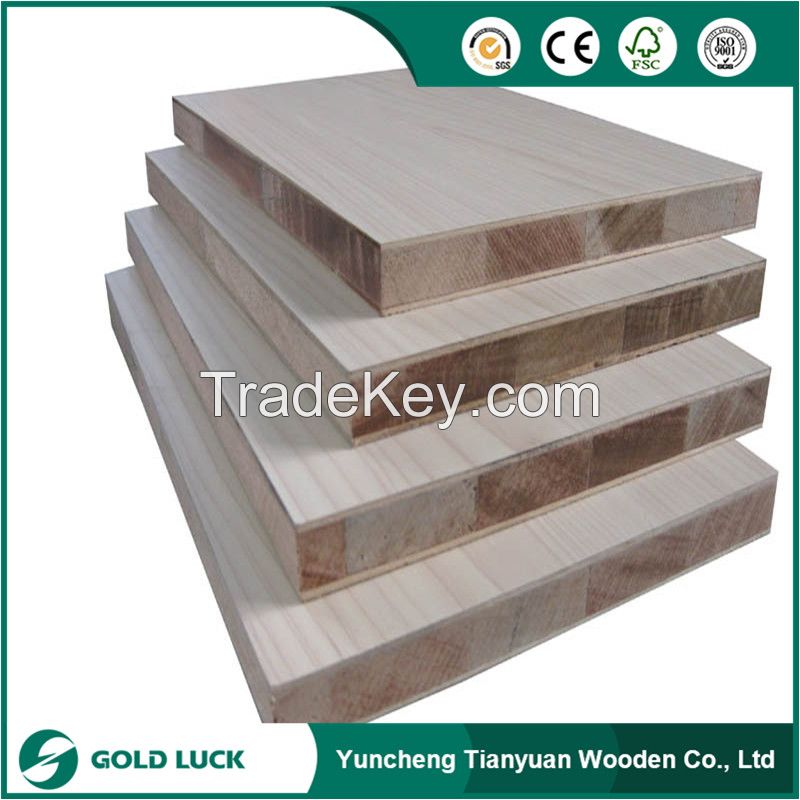 High Strength 18mm Melamine Plywood/Blockboard for Furniture