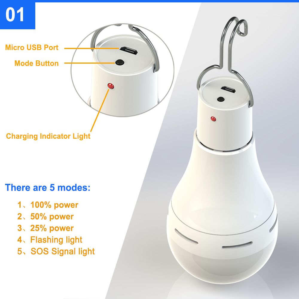 Led Solar Bulb