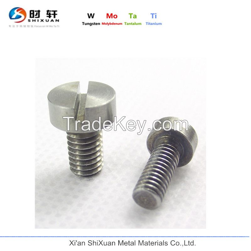 Mo99.95% micro screw m1 DIN84