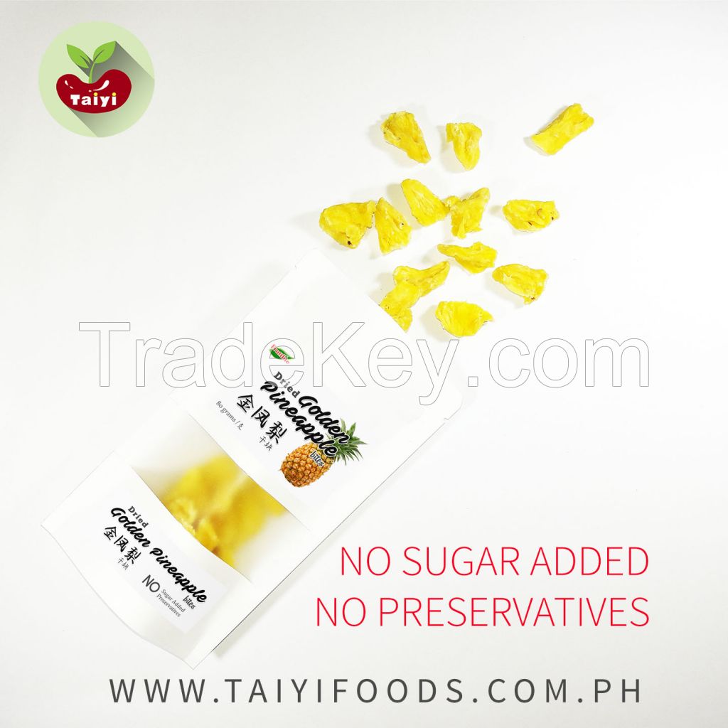 Philippine Dried Golden Pineapple - NEW Healthy Fruit Snack