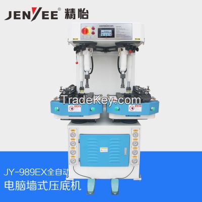 JY-989D Single Cylinder Walled Hydraulic Shoe Sole Attaching Machine