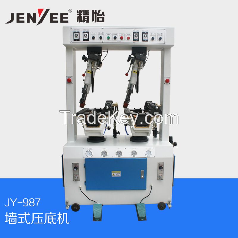 JY-987 Pneumatic & Hydraulic Sole Attaching Machine