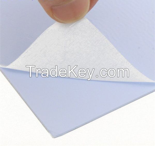 Silicone thermal conductive pad with 1.2~8w gap filler pad for CPU GPU heat sink