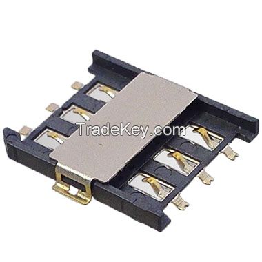 Nano micro sim card connector/socket/holder/slot for mobile phone