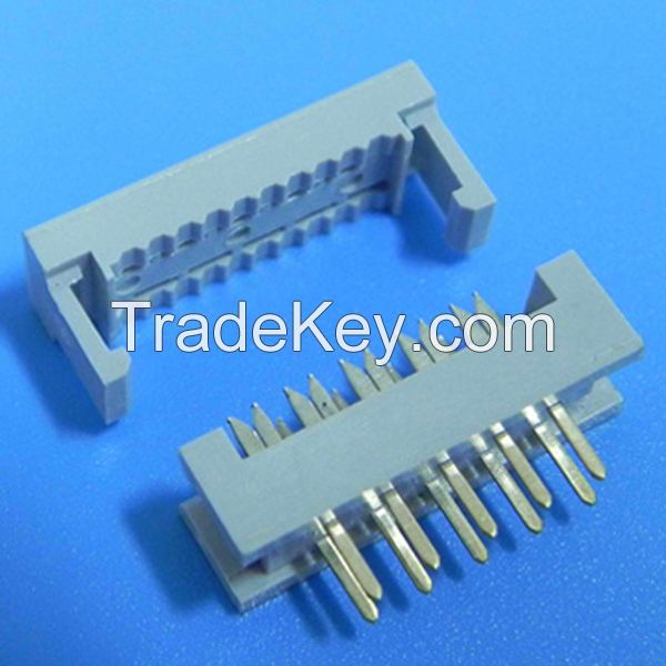 IDC socket, idc connector, ribbon idc socket connector with 2.54mm 2mm pitch