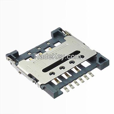 Nano micro sim card connector/socket/holder/slot for mobile phone