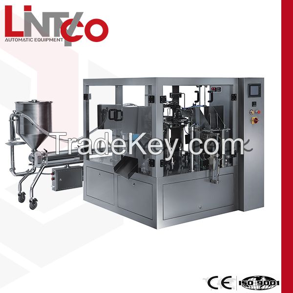 Automatic Stand-up Bag Liquid/Oil Packing machine LTC8-200L