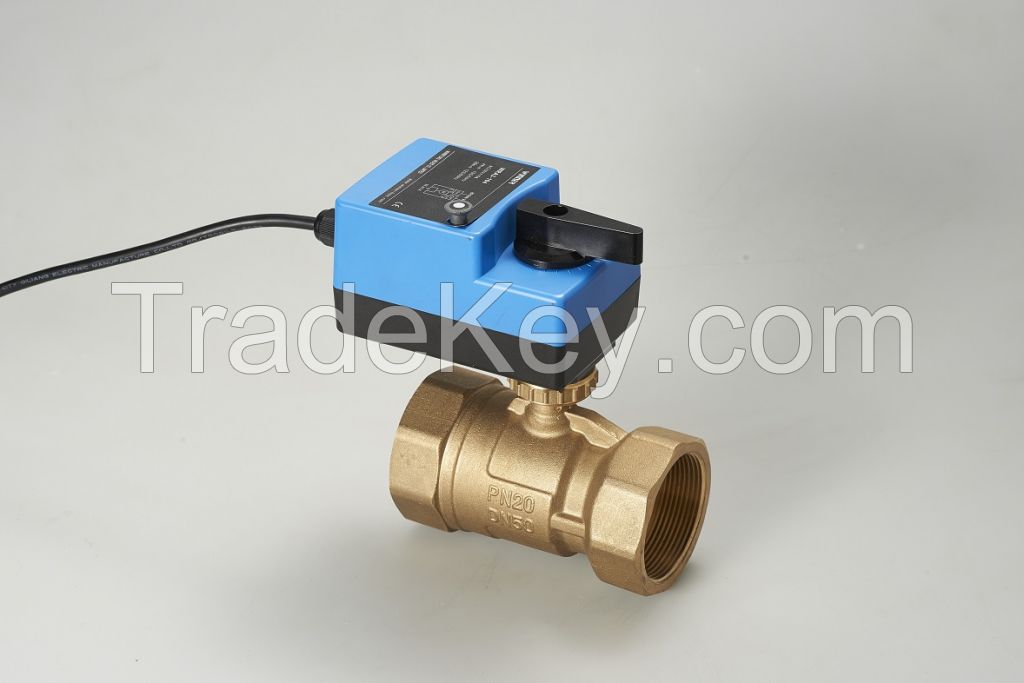 AC motorized control valve