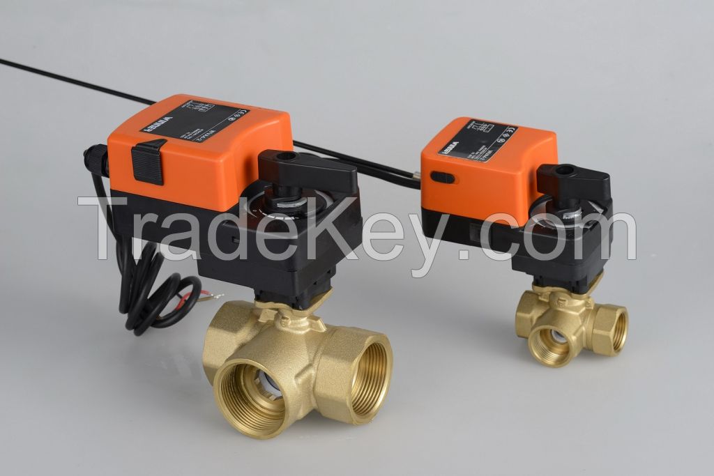 24VDC/AC control ball valve