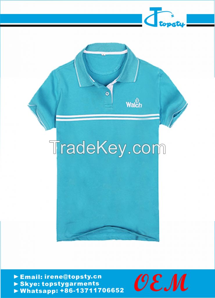Customized cotton men's polo shirts