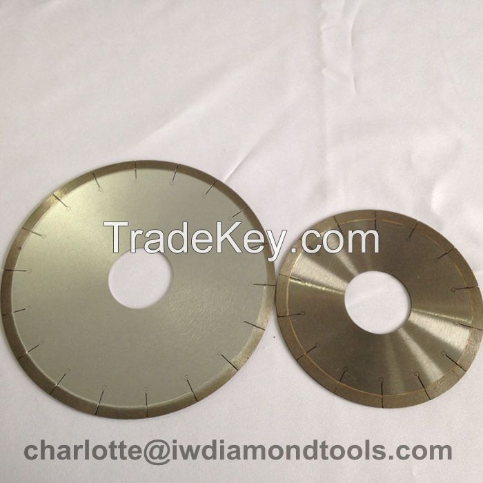 Continuous Rim J Slot Diamond Saw Blade for Tile Ceramic Porcelain Granite Marble