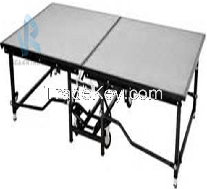 Factory Direct Supply Portable Steel Folding Stage with Step Stairs