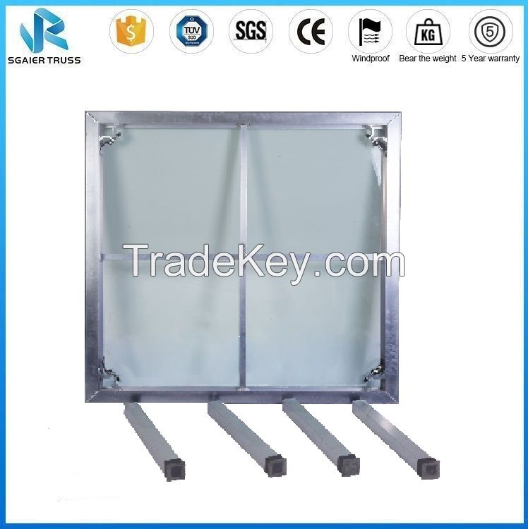 Aluminum Alloy Assembly Acrylic Portable Stage For Concert Birthday DJ Party