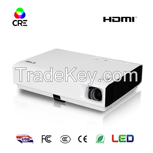 CREX3001 HD 3LED 3D WIFI Portable Projector