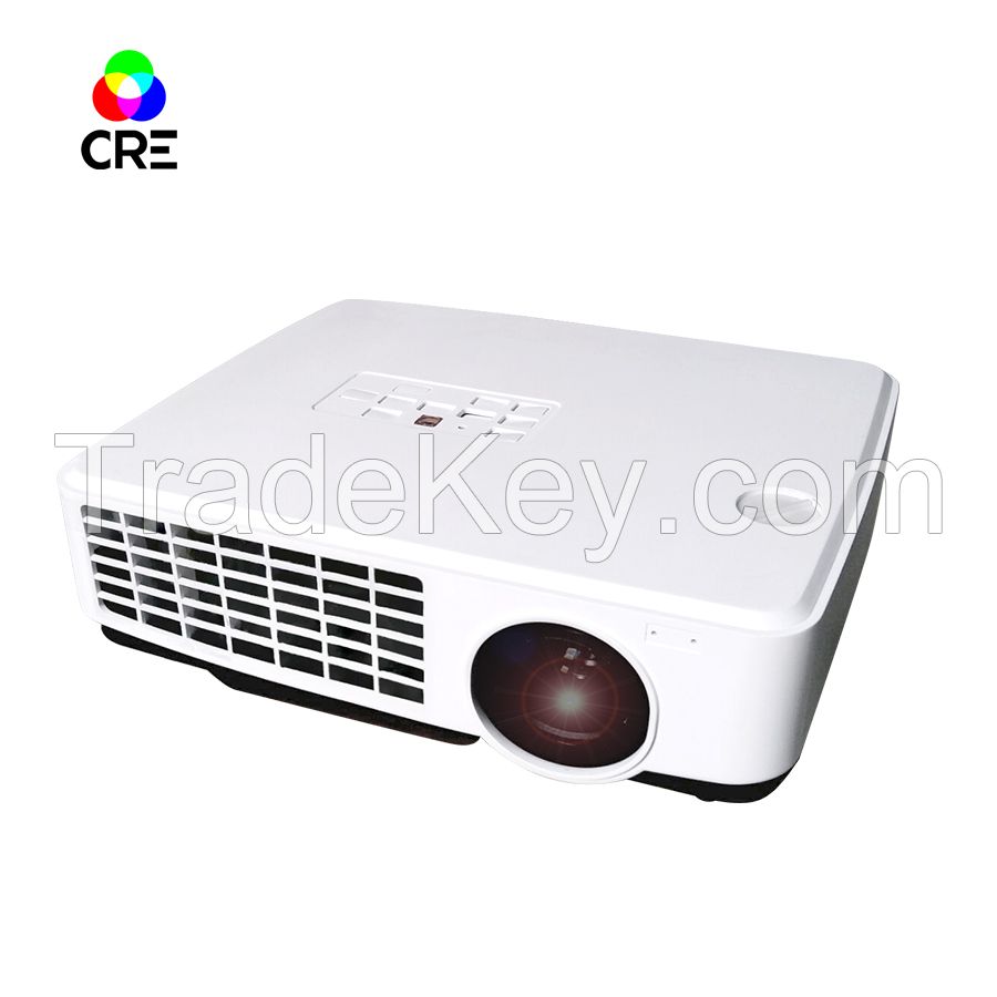 CREX1800 3800lumens high brightness 3LCD 3LED Education Projector