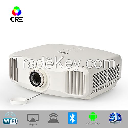 CREX8000 1920*1200 2K 3LCD 3D WIFI Full HD Projector