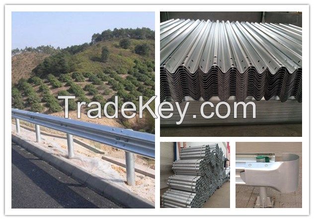 Hot dipped galvanized Highway guardrail / road safety barrier/trafic barrier