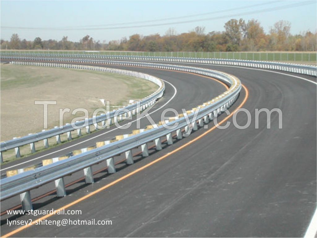 w beam highway guardrail country road barrier Nigeria