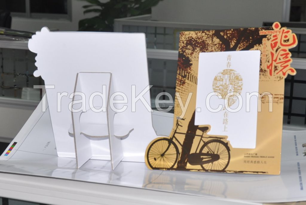 Guangdong frames customized size/shape/logo printable paper photo fram