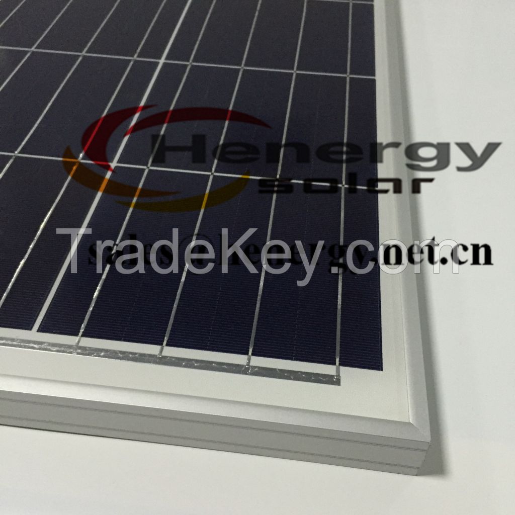 100w High quality poly solar panel for solar system