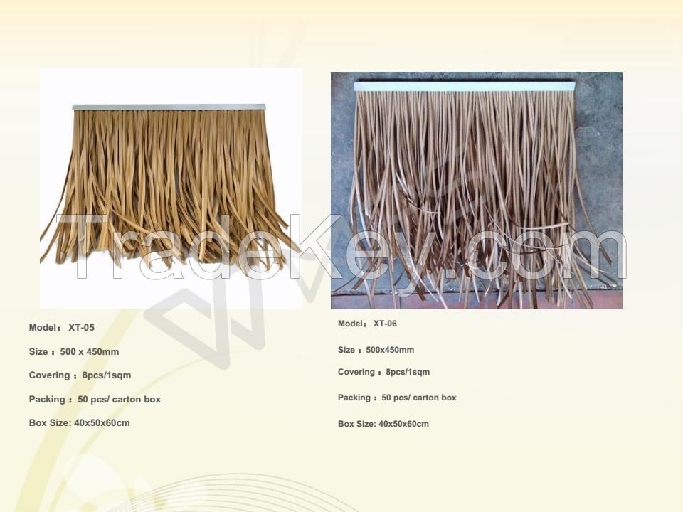 Fire retardant thatch roof gazebo synthetic thatch roof