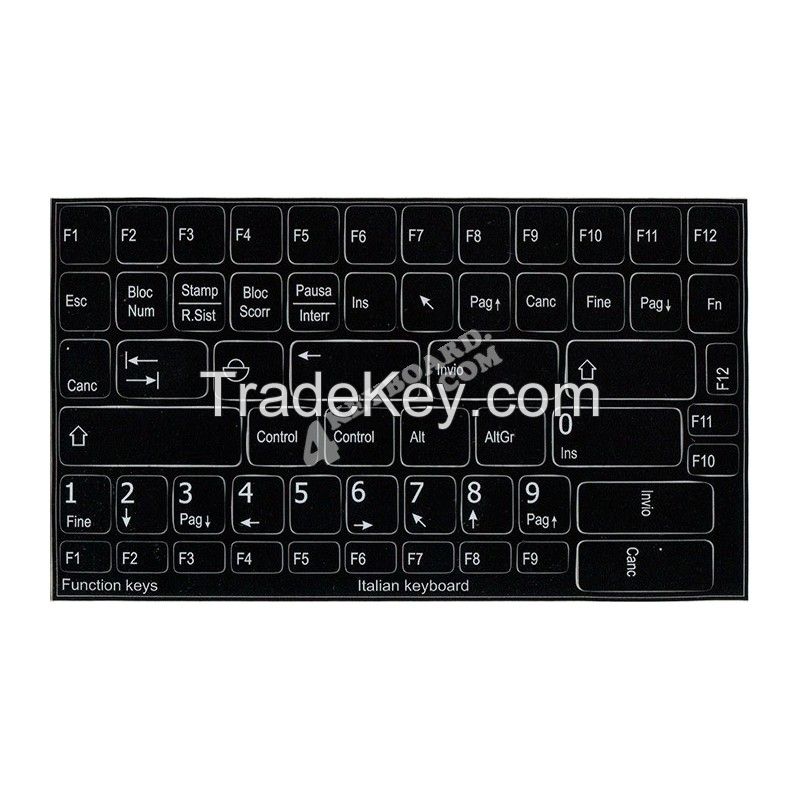 FUNCTION KEYS ITALIAN LANGUAGE NON-TRANSPARENT KEYBOARD STICKER