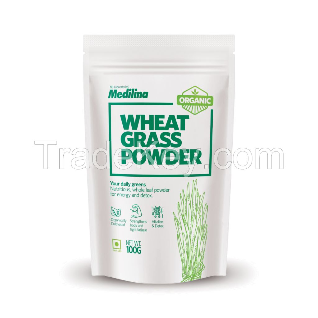 Organic Wheat Grass Powder - 100 gm