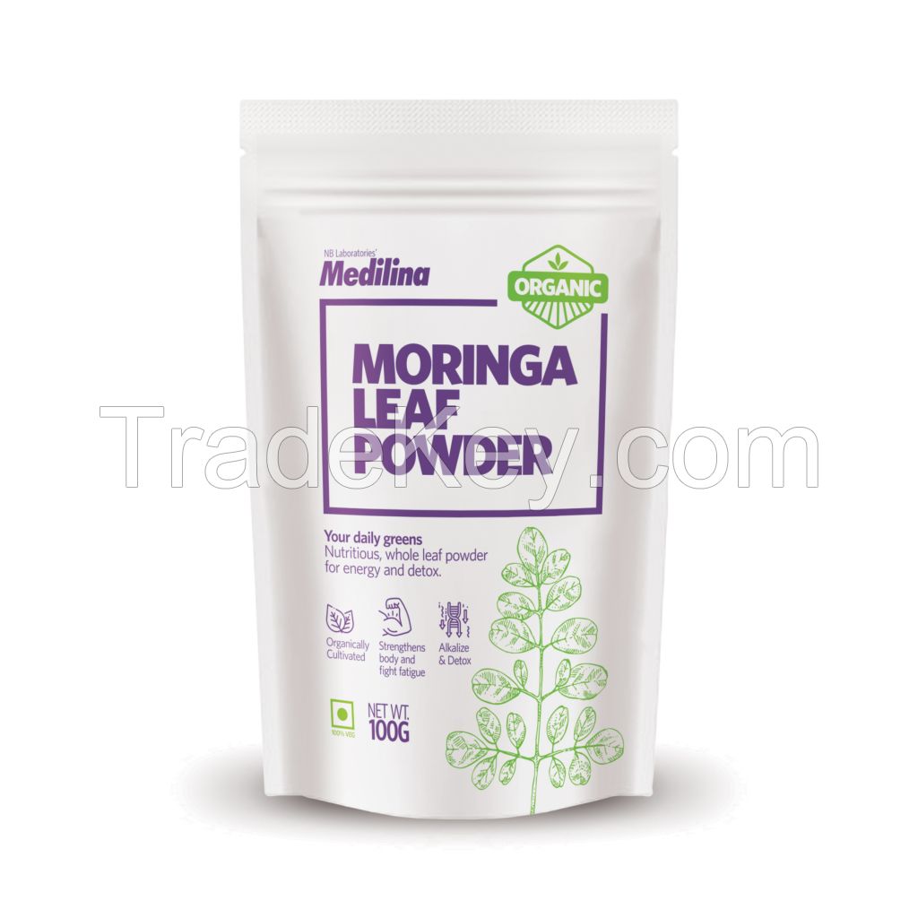 Organic Moringa Leaf Powder - 100 gm