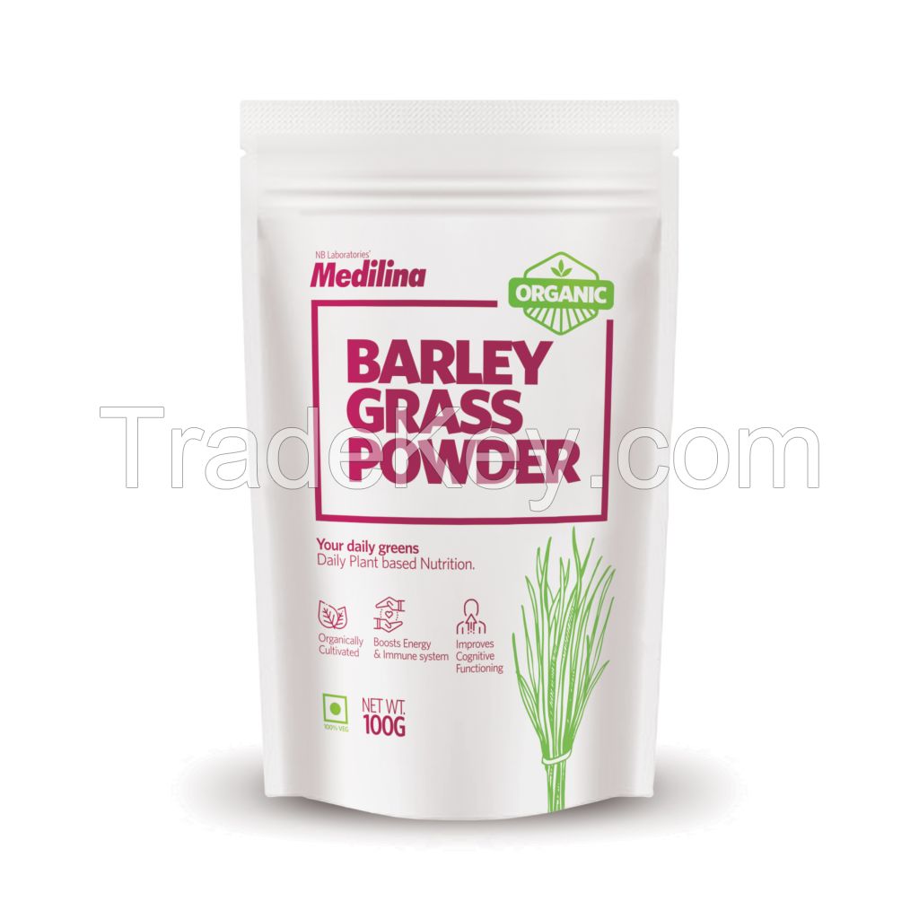 Organic Barley Grass Powder - 100 gm
